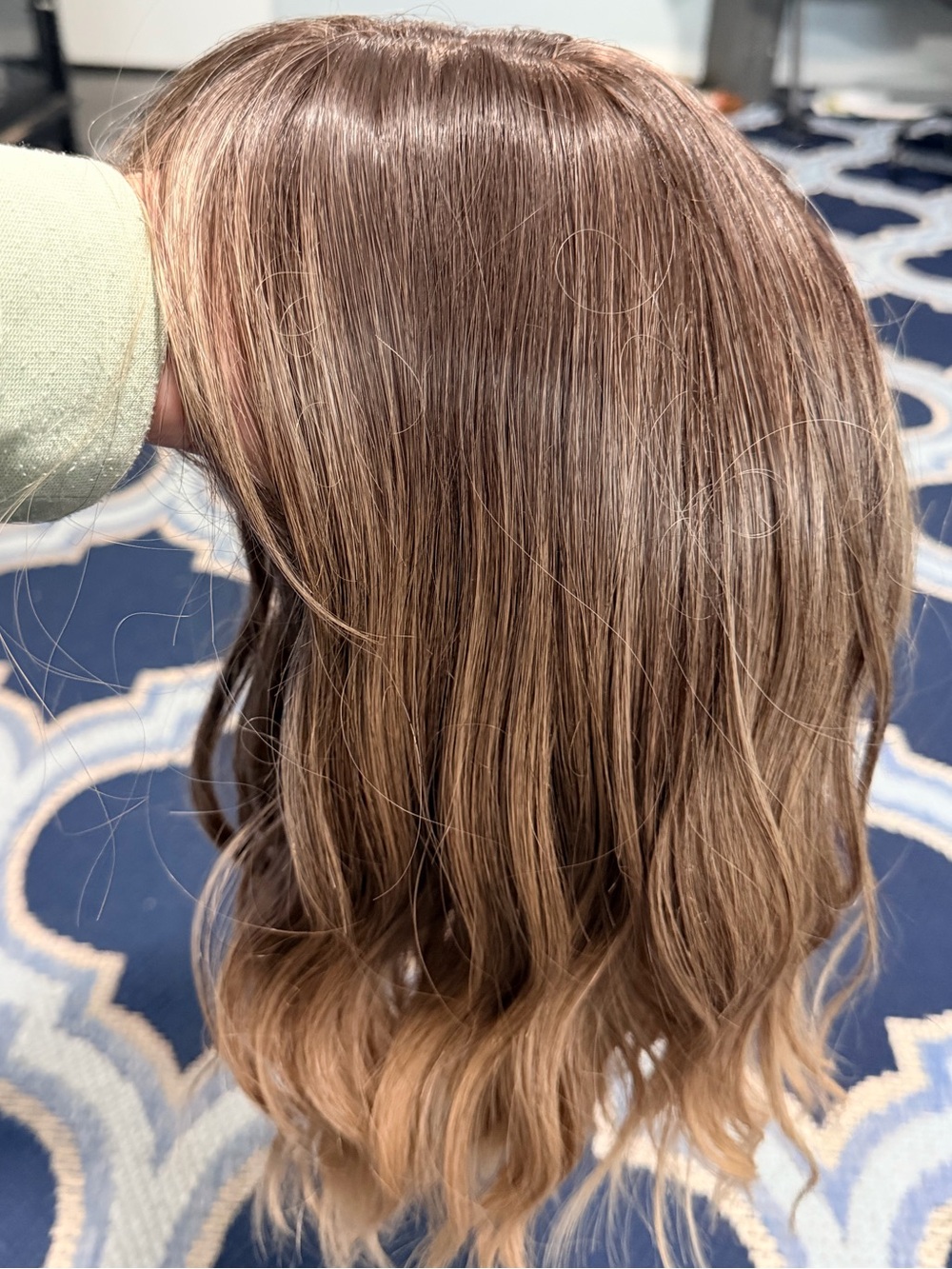 Natural Brown Ombre Women’s Wig - Soft Beach Waves